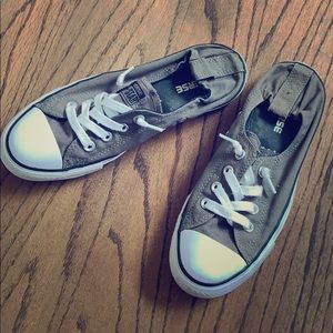 Slip On Gray Converse All Stars